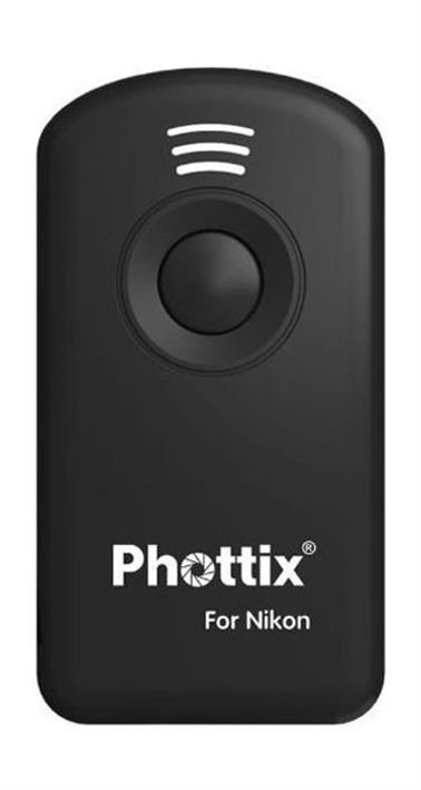 Phottix Infra-Red Remote for Nikon Camera - Black color - PHOTTIXITREM