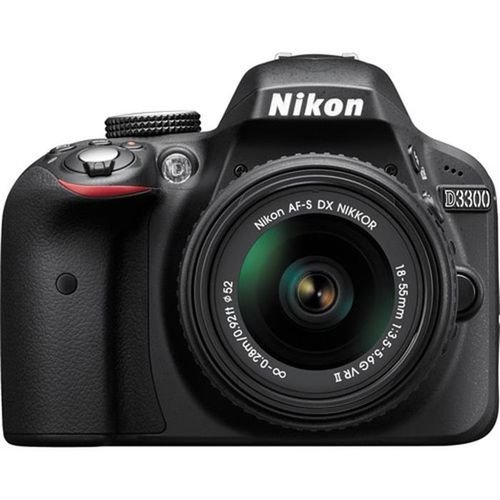 Nikon D3300 Digital SLR - 18-55MM - Case+SLR Zoom Holster + 32 GB   