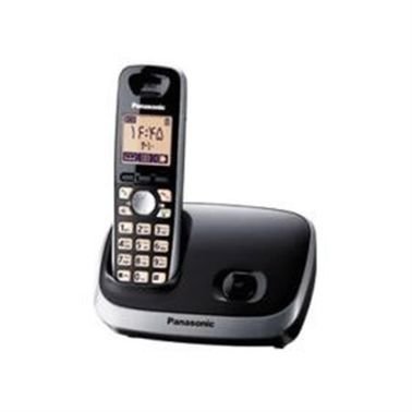 الهاتف لاسلكي باناسونيك- مكبر صوت- قفل - ذاكرة 100 اسم-  KX-TG6511BXB 
