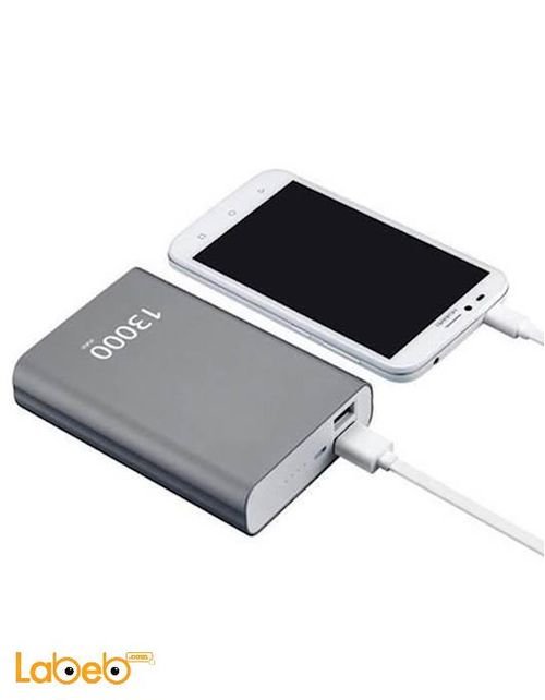 Huawei Power Bank -13000 mAh - 2 USB Output  - Silver - AP 007