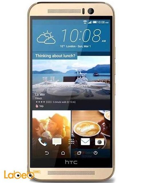 موبايل إتش تي سي ون M9 بلس - 32 جيجابايت - ذهبي - HTC ONE M9 plus