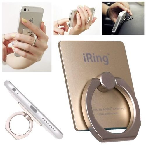 Iring Universal Stand and Grip - Gold color - IRING-GOLD