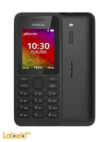 Nokia 130 Phone - 2G - Dual SIM - 1.8 inch - Black color