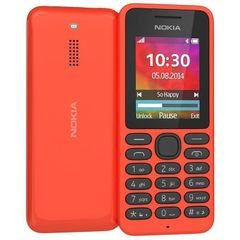 Nokia 130 Dual SIM Feature Phone 1.8-inch - Red - NOKIA 130 DUAL SIM