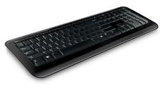 Microsoft Wireless 800 desktop keyboard and mouse - Black color