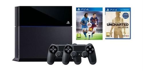PlayStation4 1TB Gaming Console + Controller +2 gmaes - CUH-1116BB01Y
