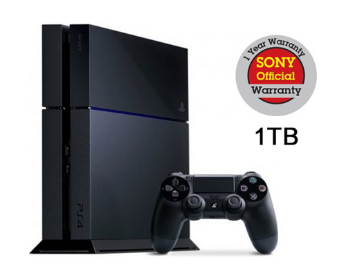 PlayStation4 1TB Gaming Console - 3 PS4 Games - model CUH-1116BB01Y