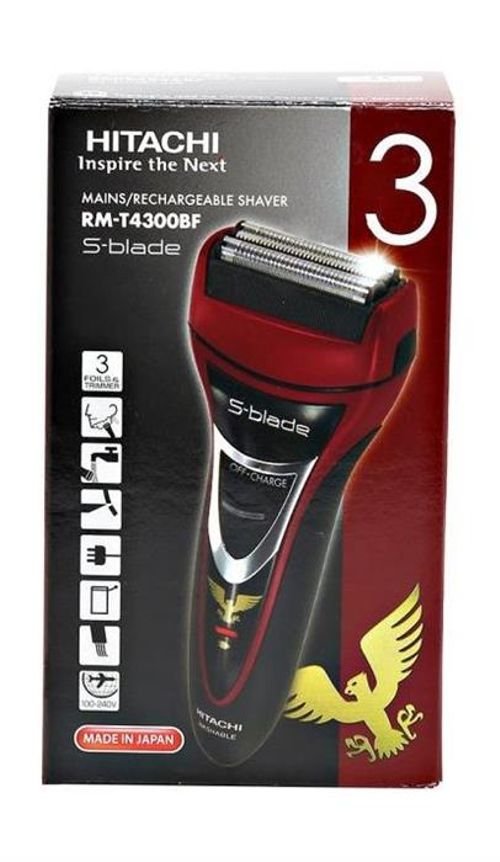 Hitachi 3-Blade Rechargeable Shaver - model RMT4300BF