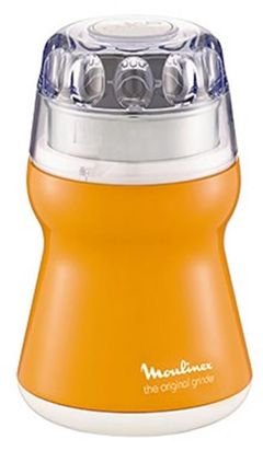 Moulinex Coffee Grinder - 180 watts - Orange color - model AR1100