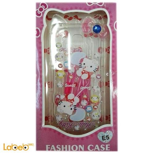 back cover mobile - for Samsung Galaxy E5 - Hello Kitty design