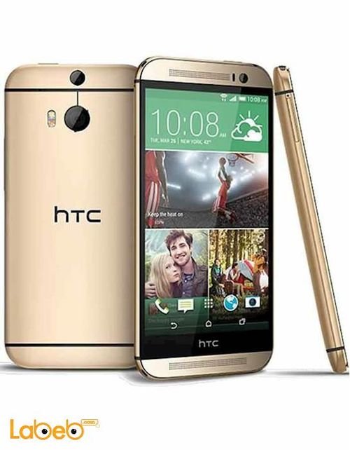موبايل HTC وان أم 8 - 32 جيجابايت - لون ذهبي - HTC ONE M8