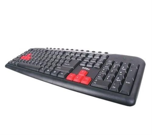 Intex wireless keyboard slim opera - black & red color - IT 1018