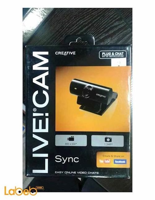 Creative live VF0520 Sync webcam - 30fps - 1.3MP - Black