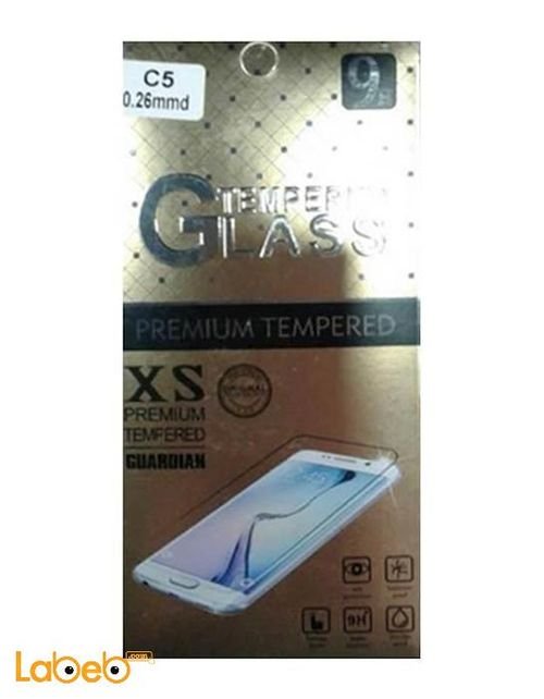 9H Iphone C5 tempered glass protector - transparent - 0.26 mmd