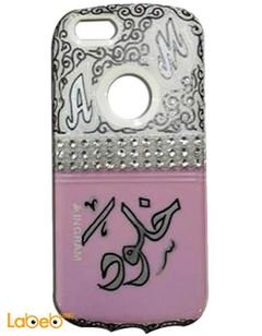 Ingram Iphone 5 case - Pink & White color with kholod name