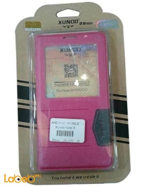 Xundo case for Samsung note 3 - S view - Pink Color