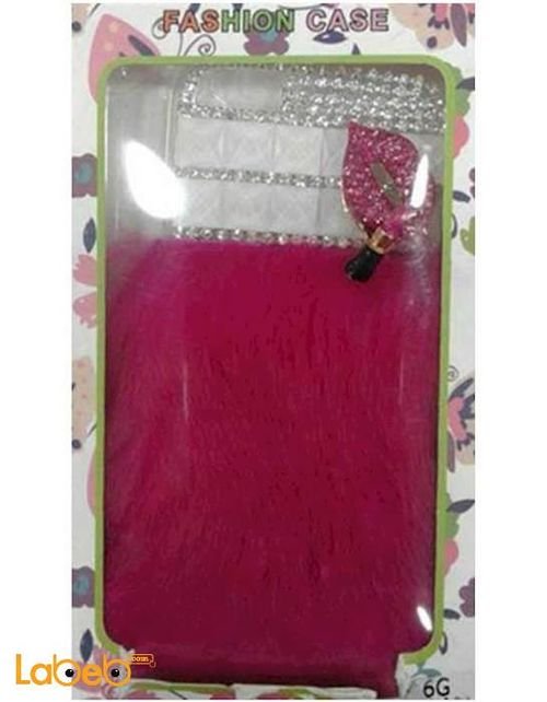 Iphone 6 cover and protector - pink and silver design