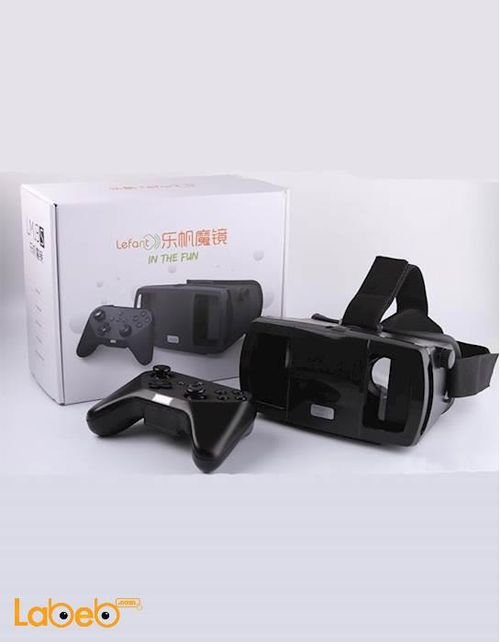 Lefant Virtual Reality VR 3D Glass with Joystick - LMJ3S - Black
