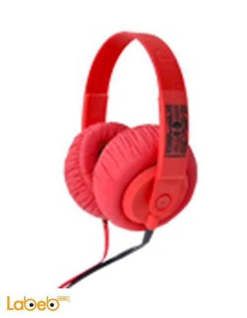 سماعة رأس تتناسب مع الحواسيب والموبايلات - لون احمر - SDJ 750