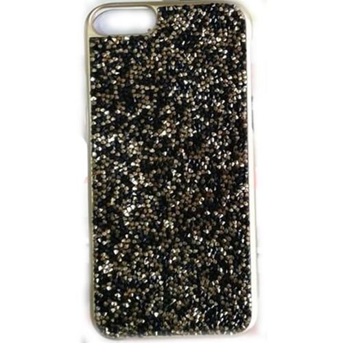 Mobile back cover - Iphone 6S - Gold and Black stones Design