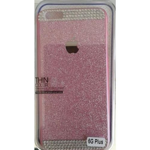 Mobile back cover - for iphone 6 plus - pink color