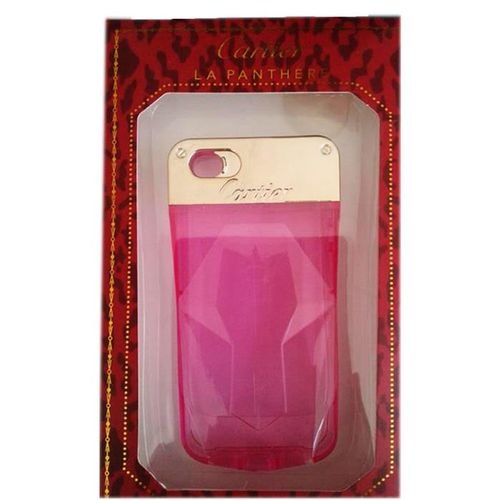 Cartier Mobile back cover - for iphone 5 - pink and gold color