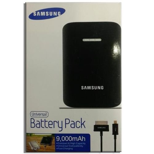 Samsung Battery Pack - Universal - 9000mAh - Black color