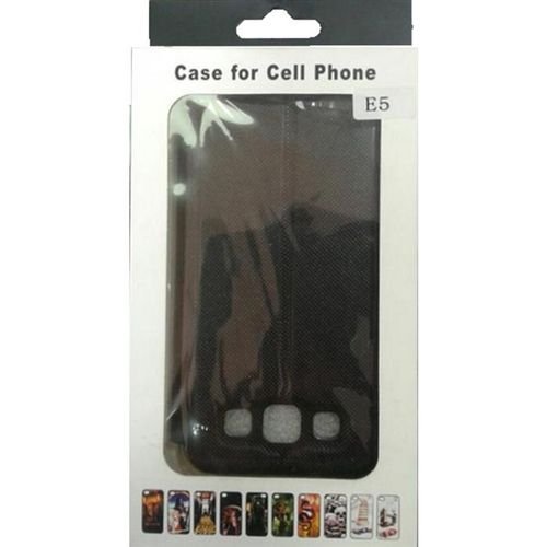 Samsung galaxy E5 back case - 3D picture on the case - Black