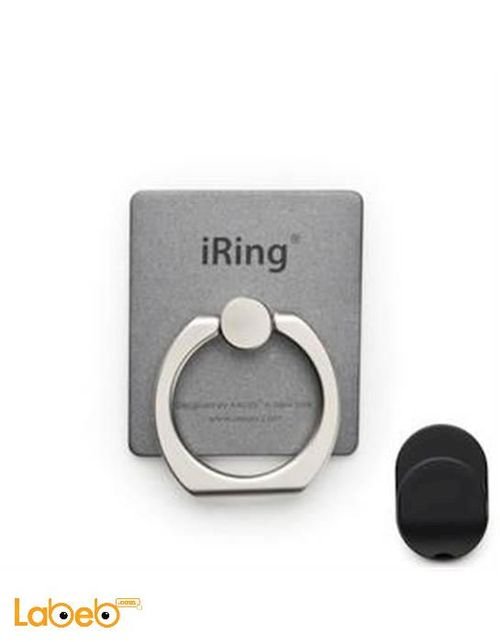 Iring mobile hook - safe and secure grip - 360 - Silver color