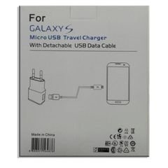 Samsung galaxy S charger - cable and port - 1 USB port - white