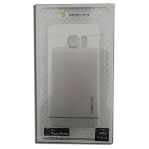 Yesido mobile Back cover - for samung galaxy S6 edge - White