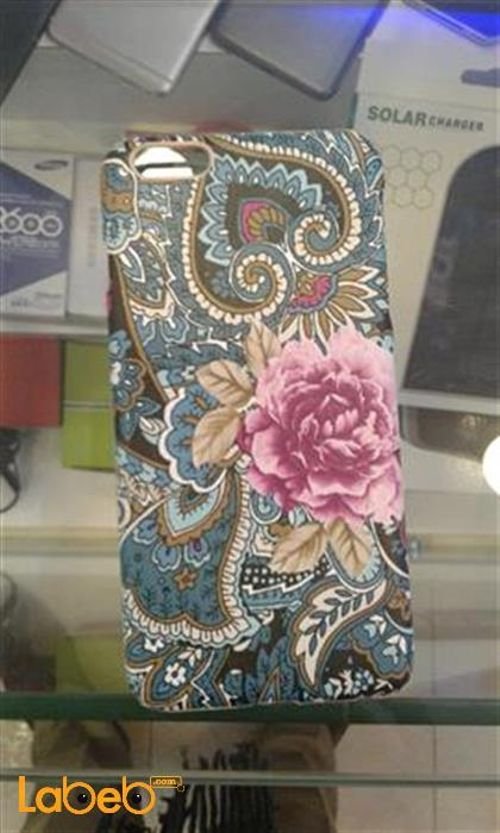 Mobile back cover - for iPhone 6 Plus - decorated with flowers