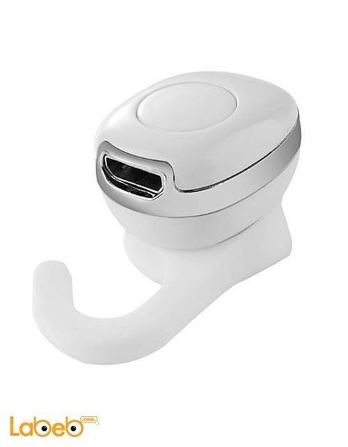 Mini8 Wireless Stereo Headset - Bluetooth 4.1 - white color