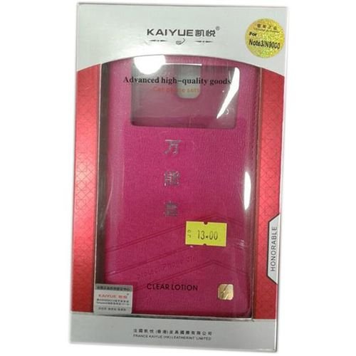 Kaiyue mobile cover -  galaxy note 3 - Pink with Chinese letters