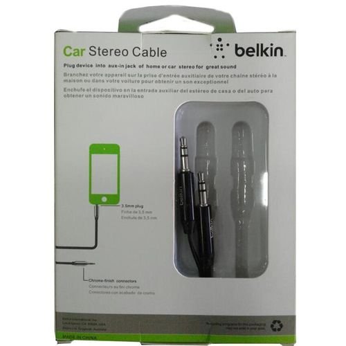 Belkin Car stereo cable - for mobile devices - 3.55mm - 1.2m