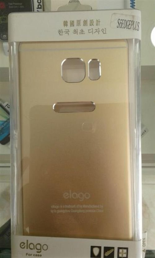 Elago mobile back cover - for galaxy S6 edge plus - gold color
