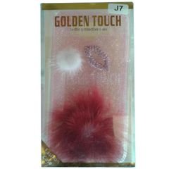 Golden Touch back cover - for galaxy J7 - pink fashion case