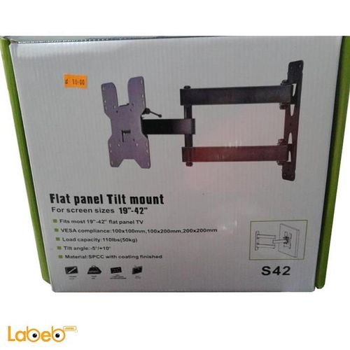 Flat panel tilt mount - 19- 42 inches - Up to 50K