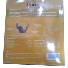 Kiba headphones - 3.5mm - Yellow color - KD-500