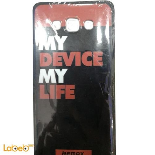 Remax Mobile back cover - for samsung A7 - Black and Red