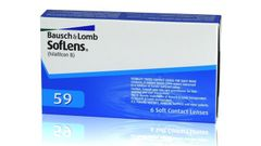 عدسات لاصقة طبية - Bausch & Lomb -سوفلينس 59 - 3 ازواج - ارتداء يومي