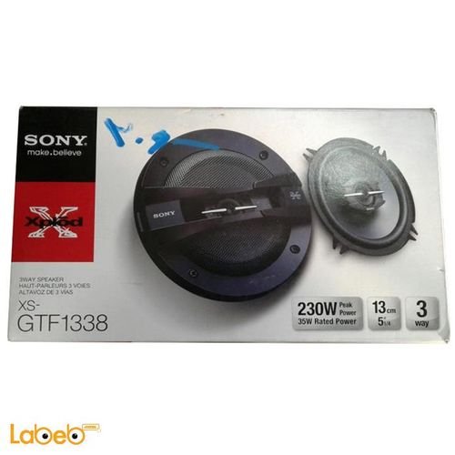 Sony car speakers - 3 way in - 13cm - 230W Peak Power - XS-GTF1338