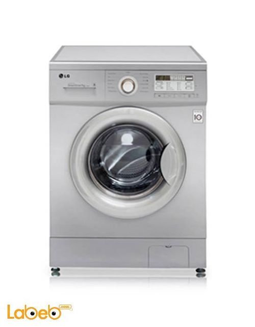 LG Front Load Washer - 7kg - digital - Silver - F10B8QDP5