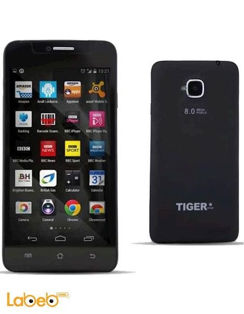 Tiger S52 smartphone - 8GB - 5inch - Black color