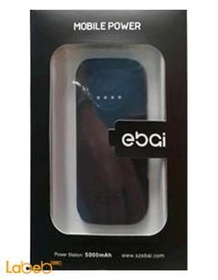 Ebai Power bank - Compatible with all devices - 5000mAh - Black