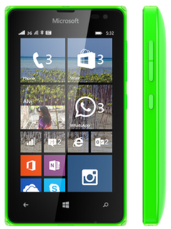 Microsoft lumia 532 smartphone - 8GB - 4inch - Dual sim - Green