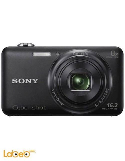 كاميرا سوني ديجيتال - 16.2 ميجابكسل - زوم 8x - اسود - WX60