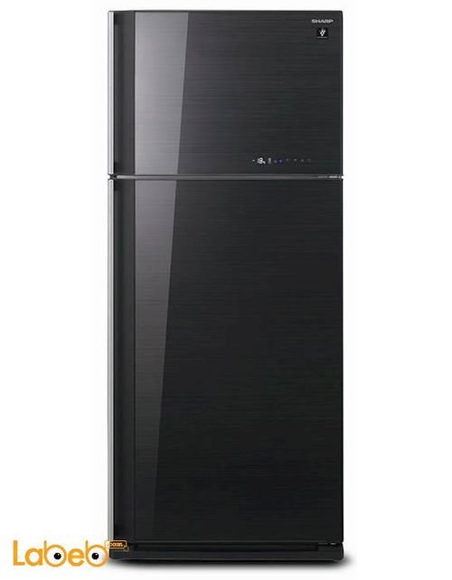 Sharp Top Mount Refrigerator - 541Liter - black - SJ-GC71V-BK