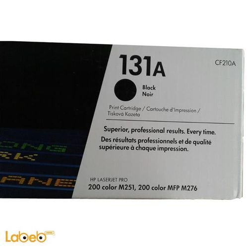 HP Black laserjet toner cartidge - 1600 pages - HP 131A