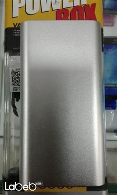 Remax Power Bank - 10000mAh - silver color - Dual USB Charger